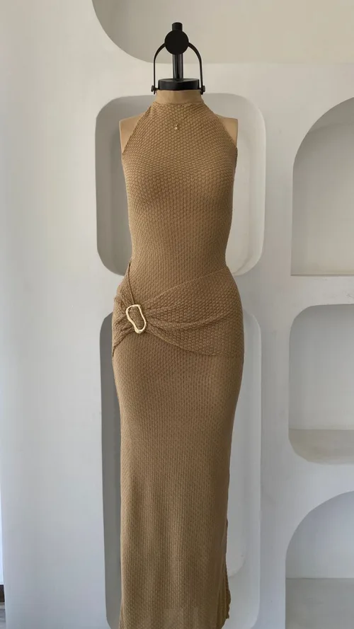maxi vestido luba hilo broche