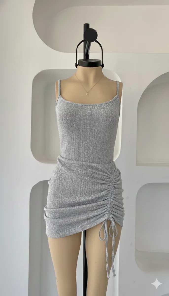 Mini vestido shine jala pita
