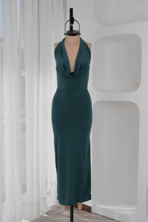 Vestido Cuello Tortuga