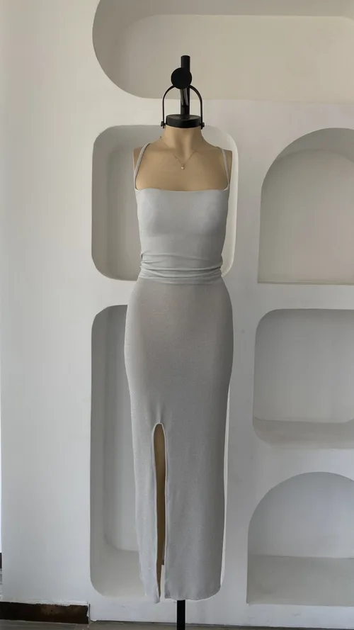Maxi vestido Liss brillo