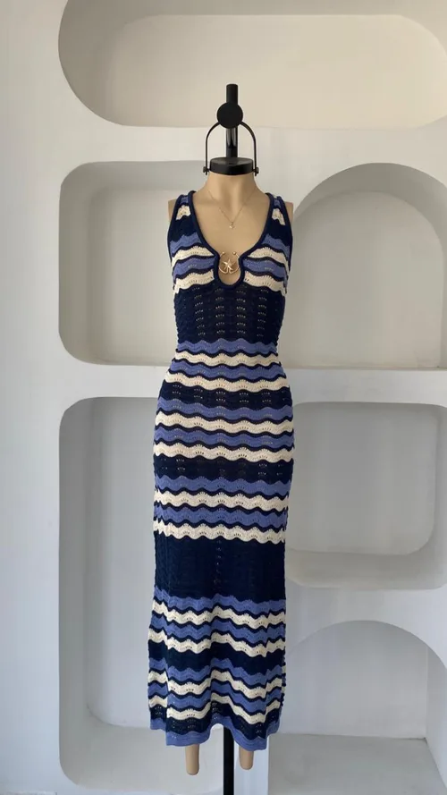 MAXI VESTIDO MICAELA HILO