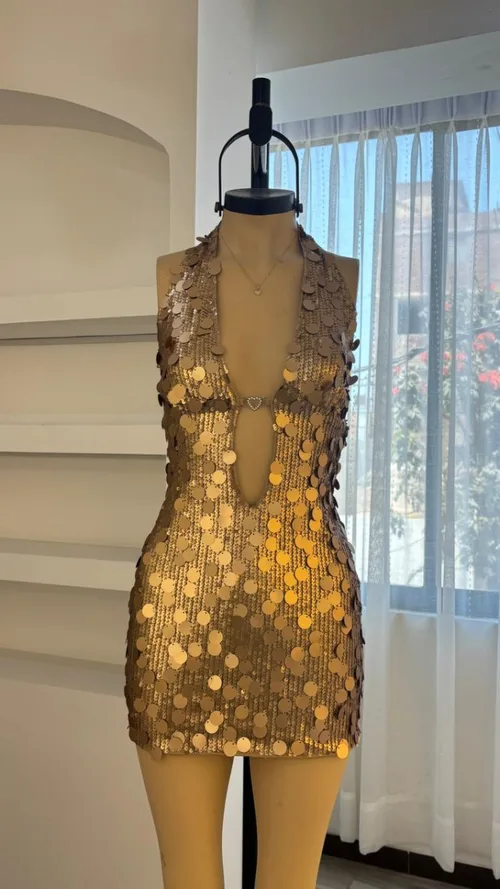 MINI VESTIDO SHAKY LENTEJUELAS