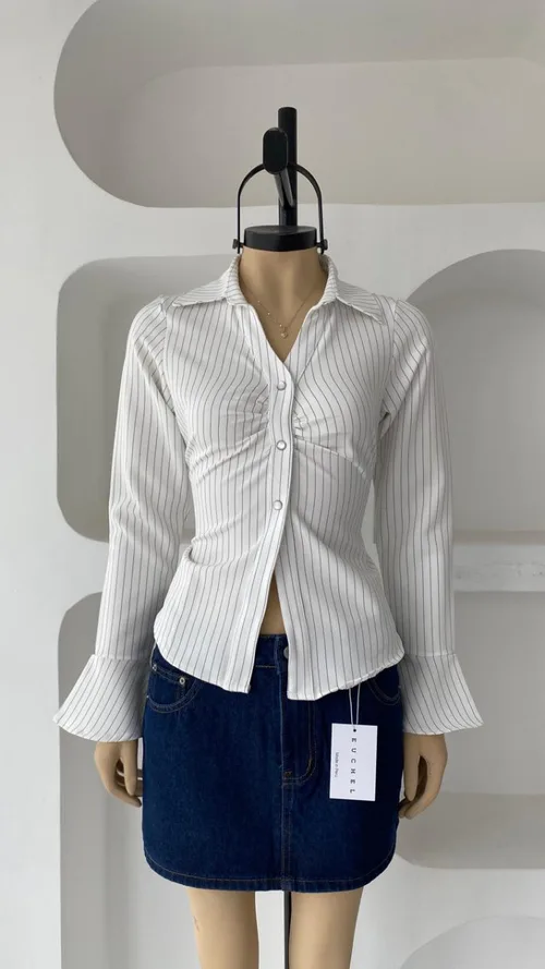 BLUSA CORSET MANGA LARGA