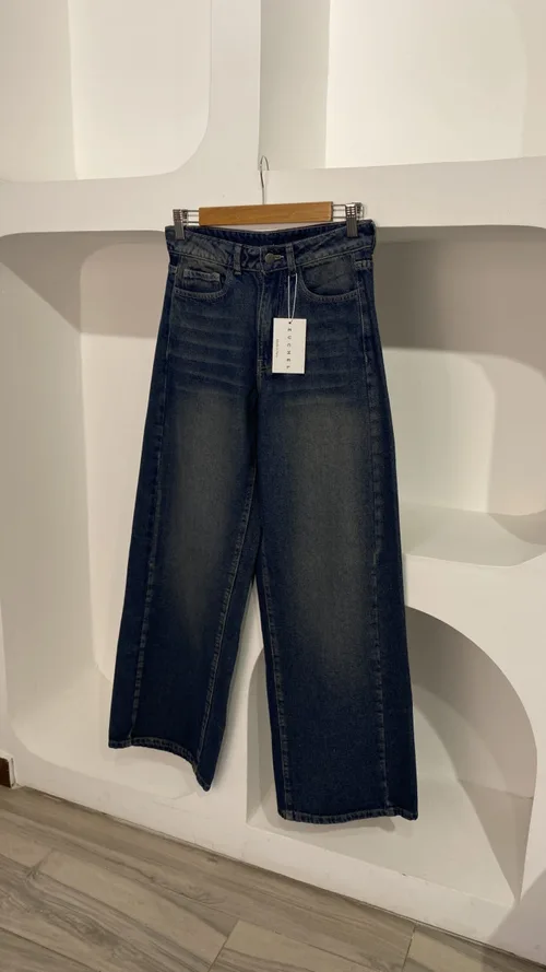 Pantalón Jean Wide Leg Vintage