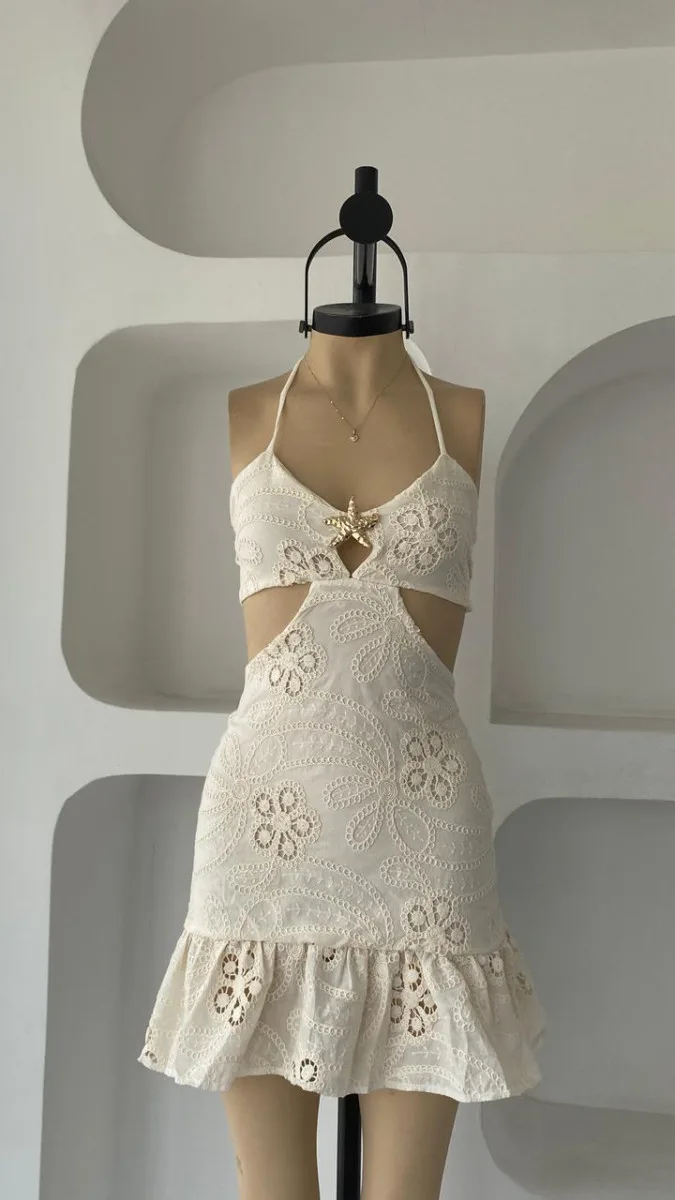 MINI VESTIDO ESTRELLA BLONDA